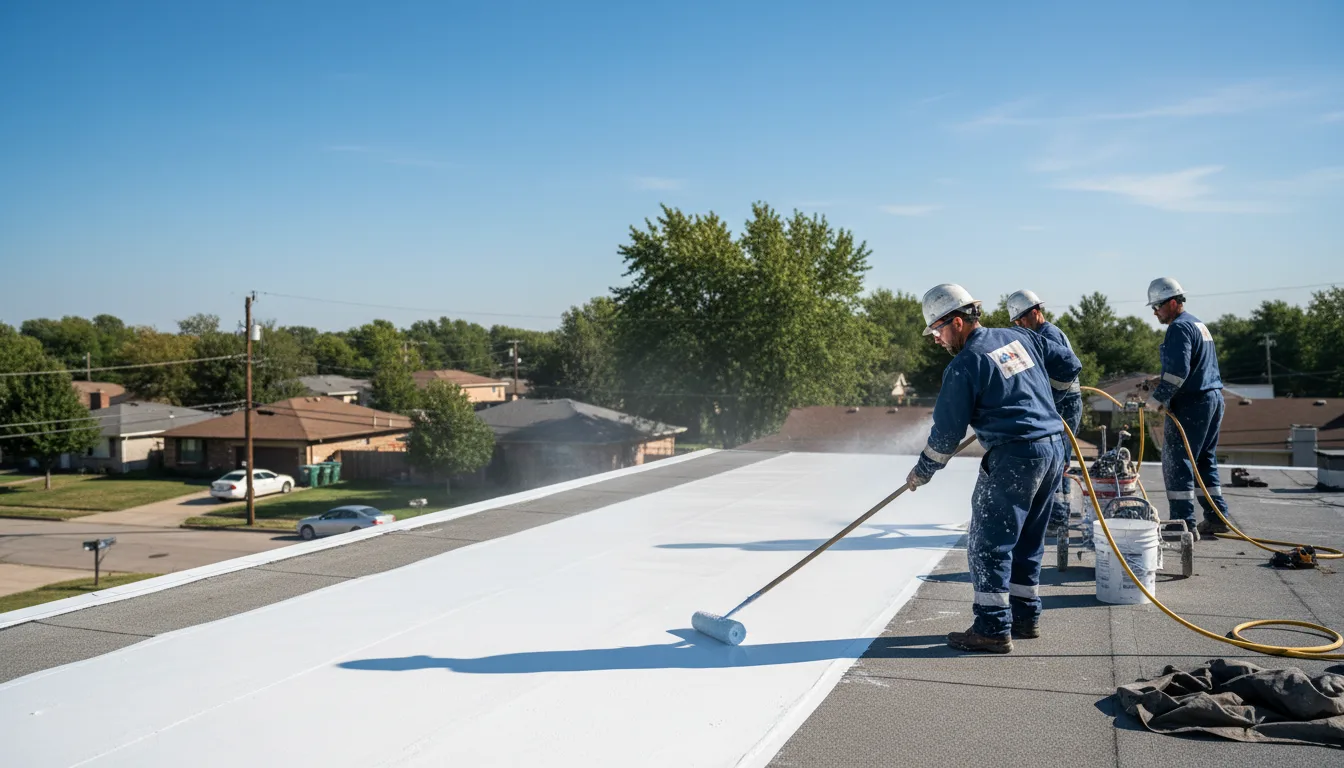 Commercial roof coating in Vardaman, MS near me